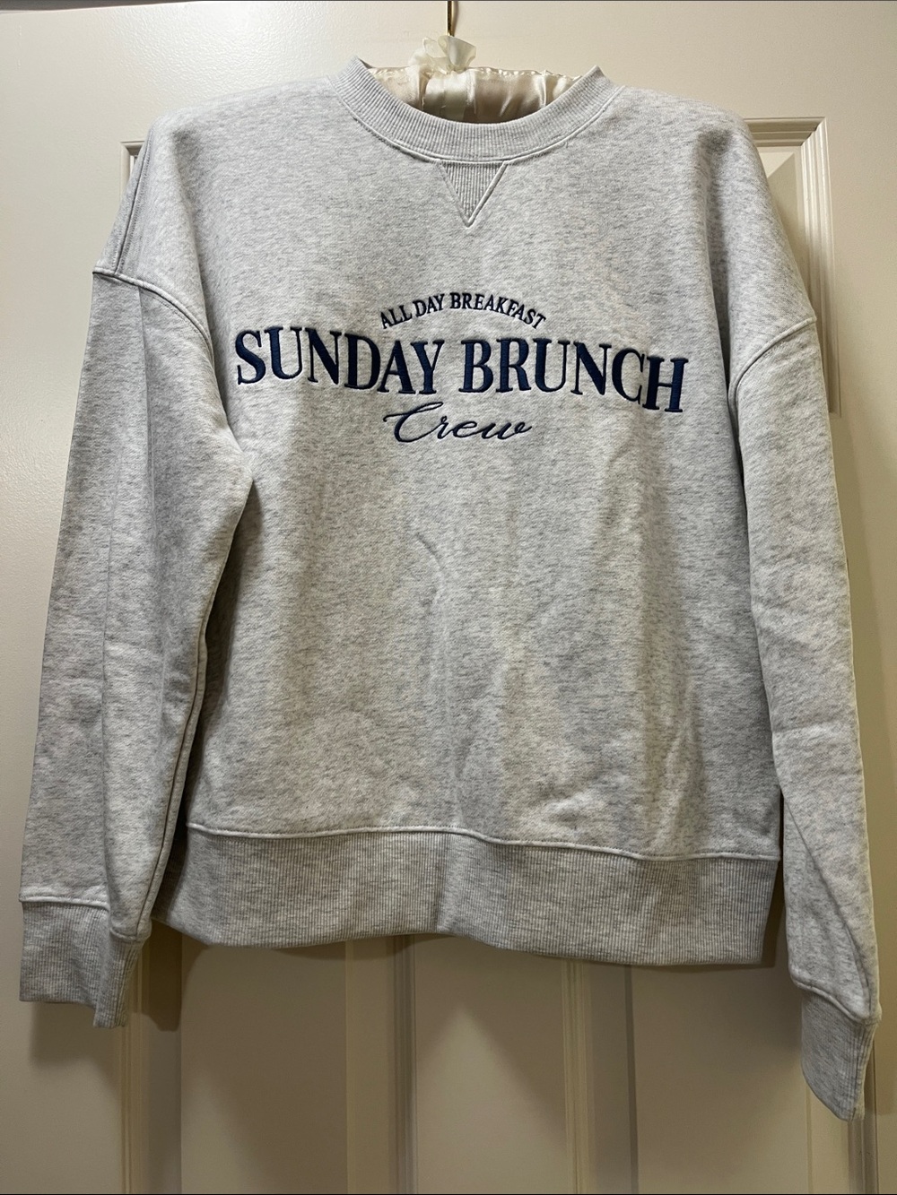 NWOT Light Gray Graphic Sweatshirt